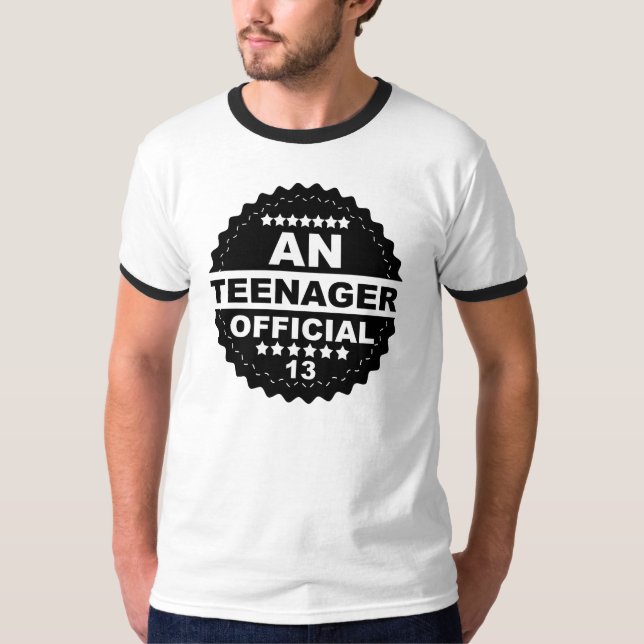 EIN Offizielles TEENAGER-13. GEBURTSTAG-T-Shirt T-Shirt (Vorderseite)