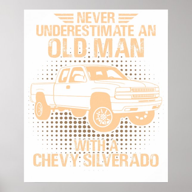 Ein Old Man Chevrolet Silverado 2000 Poster (Vorne)