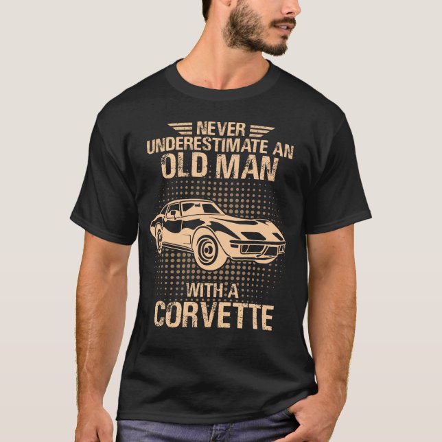 Ein Oldtimer Chevrolet Corvette 1979 C3 T-Shirt (Vorderseite)