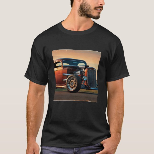 ein Oldtimer mit Warmwedel T-Shirt (Vorderseite)