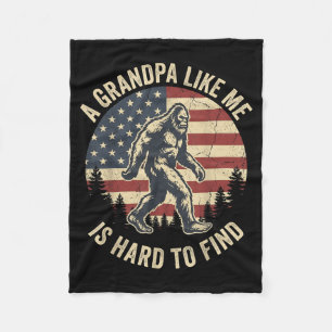 Ein Opa wie er ist schwer zu finden Bigfoot Dad Vä Fleecedecke