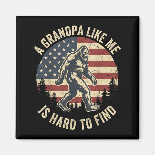 Ein Opa wie er ist schwer zu finden Bigfoot Dad Vä Magnet