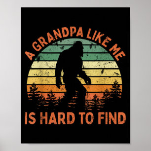 Ein Opa wie ich ist schwer zu finden Bigfoot Dad V Poster
