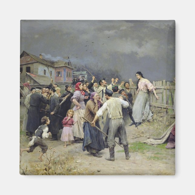 Ein Opfer des Fanatismus, 1899 Magnet (Vorne)