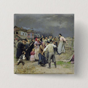 Ein Opfer von Fanatismus, 1899 Button