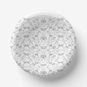 Ein optisch ansprechendes Design, das eine Mischun Pappteller