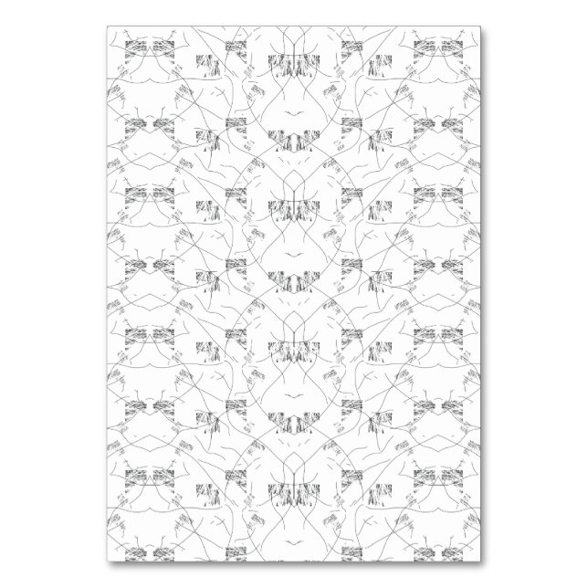 Ein optisch ansprechendes Design, das eine Mischun Tischnummer (Vorderseite)