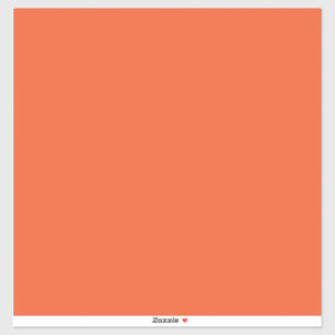ein orangefarbener Hintergrund Aufkleber