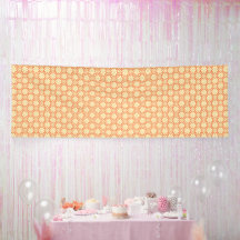 ein orangefarbener weißer Hintergrund mit kleinen 