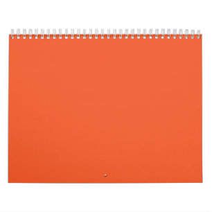 Ein orangefarbenes Quadrat mit weißem Rand, das ei Kalender