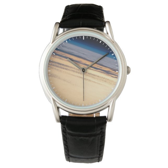 Ein Orbital Sunset von der Küste von Baja Kaliforn Armbanduhr (Vorderseite)