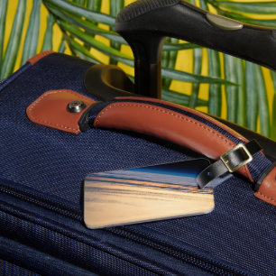 Ein Orbital Sunset von der Küste von Baja Kaliforn Gepäckanhänger