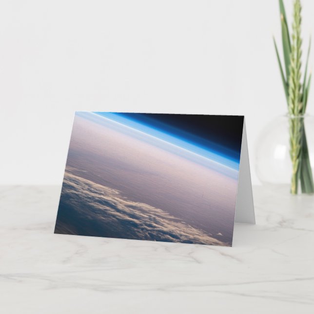 Ein orbitaler Sonnenuntergang vor der Küste von Ca Karte (Vorderseite)