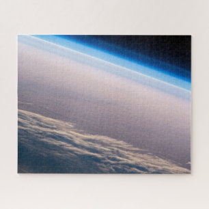 Ein orbitaler Sonnenuntergang vor der Küste von Ca Puzzle