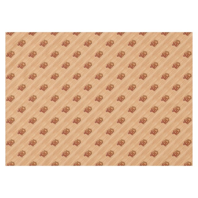 Ein orientalischer Drache in Bamboo Tischdecke (Vorderseite (Horizontal))