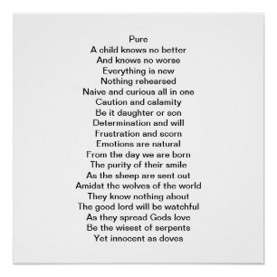 Ein originelles Gedicht über Mutter und Sohn Poster