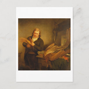 Ein Ornithologe, wahrscheinlich Herr Thomson, Anim Postkarte