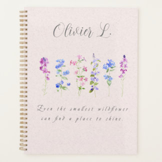 ein Ort, an dem Wildblumen handbemalt scheinen kön Planer