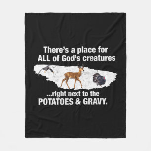 Ein Ort für alle Kreaturen Gottes Spaß an geschmac Fleecedecke