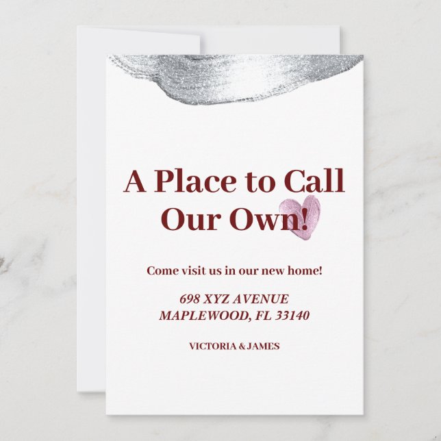 Ein Ort, um unseren eigenen Party-Glitzer zu nenne Einladung (Vorderseite)