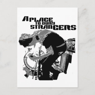 Ein Ort zum Bury Strangers Poster Postkarte