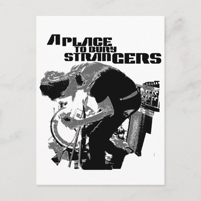 Ein Ort zum Bury Strangers Poster Postkarte (Vorderseite)