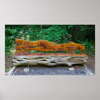 Ein Ort zur Erholung im Waldposter Poster