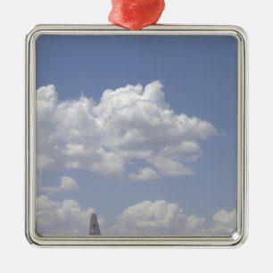 Ein Osprey CV-22 fliegt über Wechselstrom - 130 Silbernes Ornament