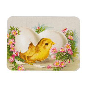 "Ein Osterangebot" Vintage-Victorian-Karte, 1884 Magnet