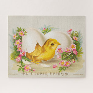 "Ein Osterangebot" Vintage-Victorian-Karte, 1884 Puzzle