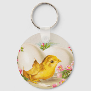 "Ein Osterangebot" Vintage-Victorian-Karte, 1884 Schlüsselanhänger