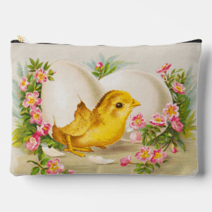 "Ein Osterangebot" Vintage-Victorian-Karte, 1884 Zubehörtasche