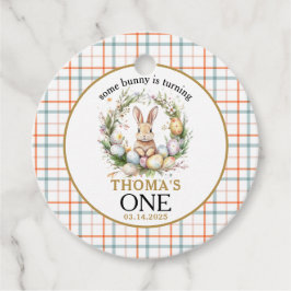 Ein Osterhasen macht einen 1. Geburtstag Geschenkanhänger