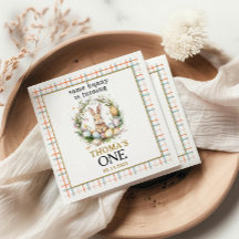 Ein Osterhasen macht einen 1. Geburtstag