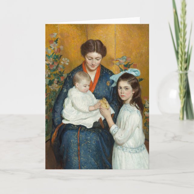 Ein Ostervormittag | Lilla Cabot Perry Karte (Vorderseite)