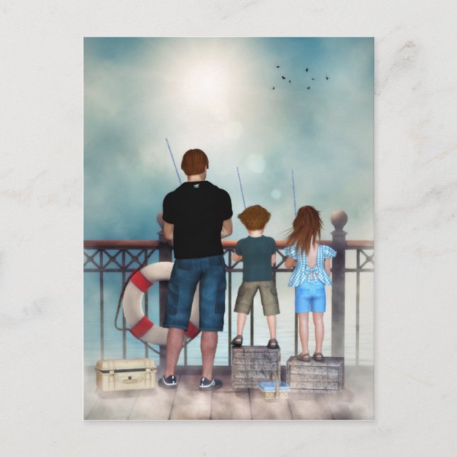 Ein Ozean der Empfindlichkeit Postkarte (Text) (Vorderseite)