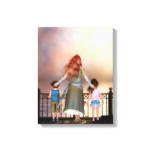 Ein Ozean der Liebe gepackte Leinwand drucksvoll