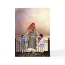 Ein Ozean der Liebe Grußkarte/Anmerkung Karte (Tex