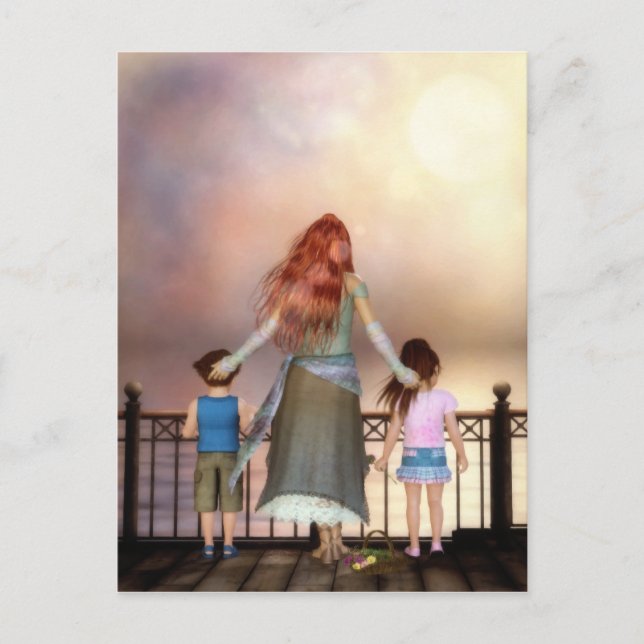 Ein Ozean der Liebe Postkarte (Text) (Vorderseite)