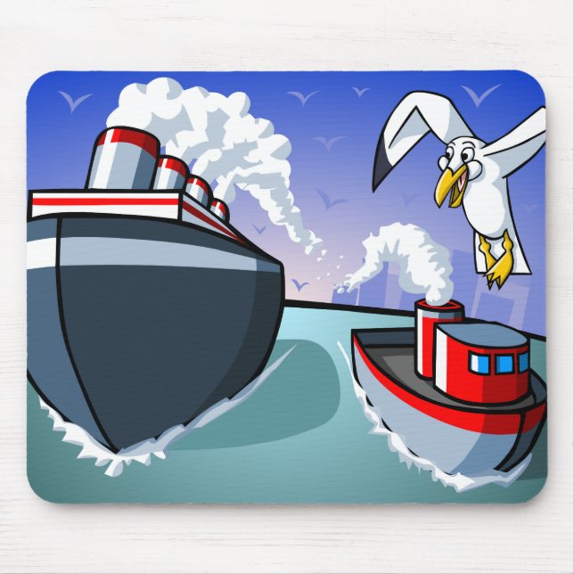 Ein ozeanisches Abenteuer Mousepad (Vorne)