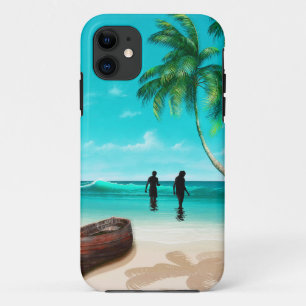 Ein Paar auf einer veralteten Insel Case-Mate iPhone Hülle