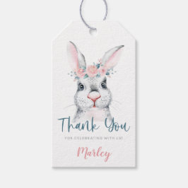 Ein paar Bunny haben Geburtstag Vielen Dank für Ih Geschenkanhänger