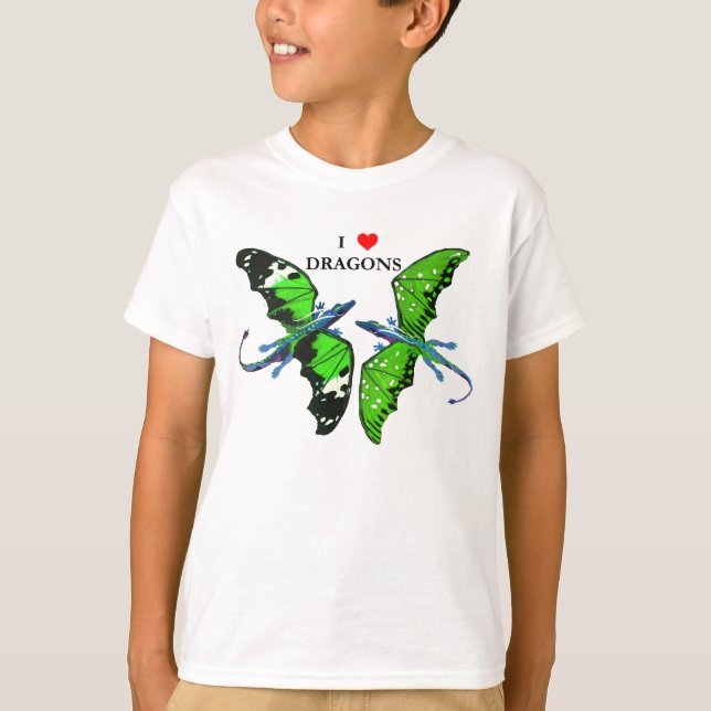 Ein Paar Drachen T-Shirt (Vorderseite)