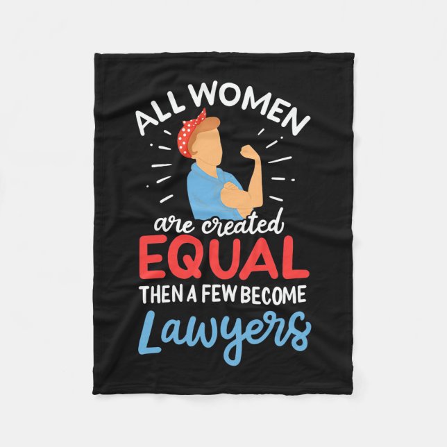 Ein paar Frauen werden Anwälte Fleecedecke (Vorderseite)