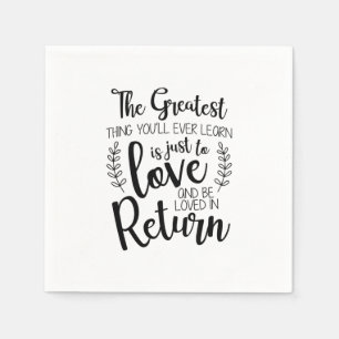 Ein paar Geschenke das Bestste, was Sie je lernen  Serviette