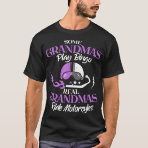 Ein paar Grandmas spielen Bingo Real Grandmas Ride T-Shirt