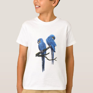 Ein Paar helle blaue HyazintheMacaws T-Shirt