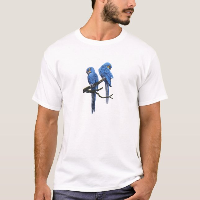 Ein Paar HyazintheMacaws T-Shirt (Vorderseite)