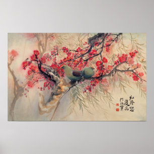 Ein Paar im Frühling Poster