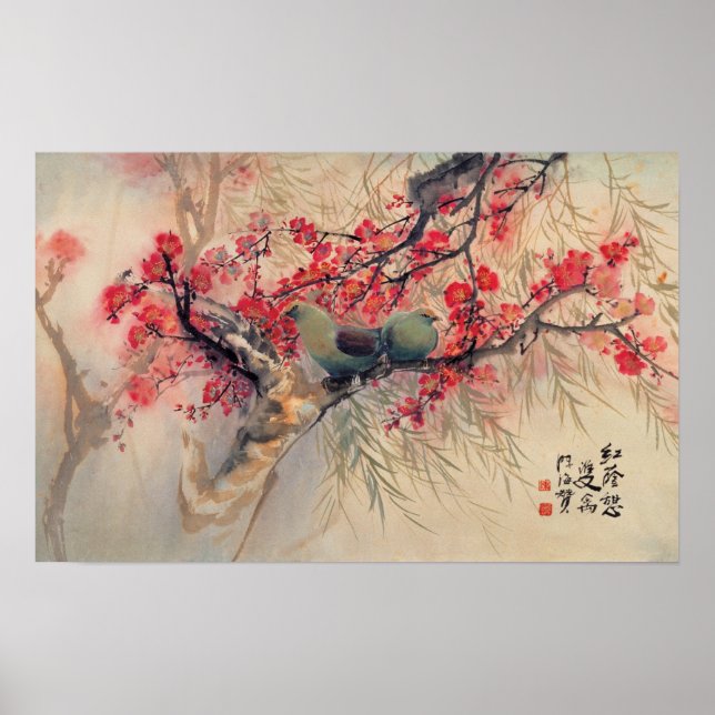 Ein Paar im Frühling Poster (Vorne)